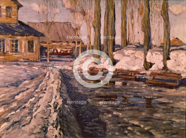 In the Tsar's Garden (Keizardarzu), 1914. Artist: Purvitis, Vilhelms (1872-1945)