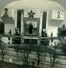 In the U.S.S.R., a Land of Many Races and Many Languages - the New Workers Club in Moskva (Moscow) Creator: Unknown