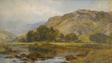 In the valley of the Lledr, North Wales, mid-late 19th century. Creator: John Surtees
