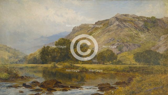 In the valley of the Lledr, North Wales, mid-late 19th century. Creator: John Surtees.