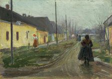 In the village, 1920-1921. Creator: Teodor Jozef Mousson