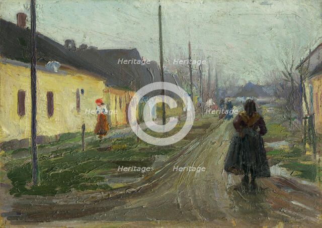 In the village, 1920-1921. Creator: Teodor Jozef Mousson.
