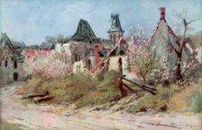 In the village of Craonnelle, 9th May 1917 1917, (1926).Artist: Francois Flameng