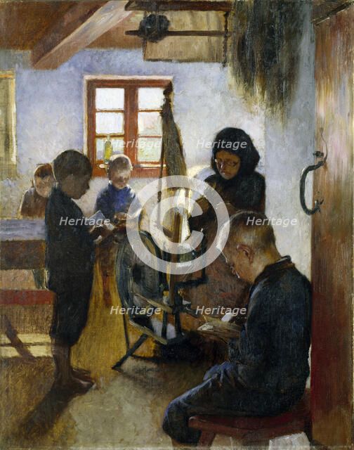 In the Village School, 1884.