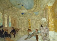 In the Waiting Room, 1898. Creator: Vuillard; Édouard (1868-1940)