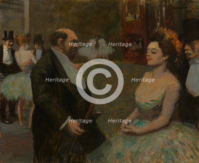 In the Wings, 1899. Creator: Jean Louis Forain.