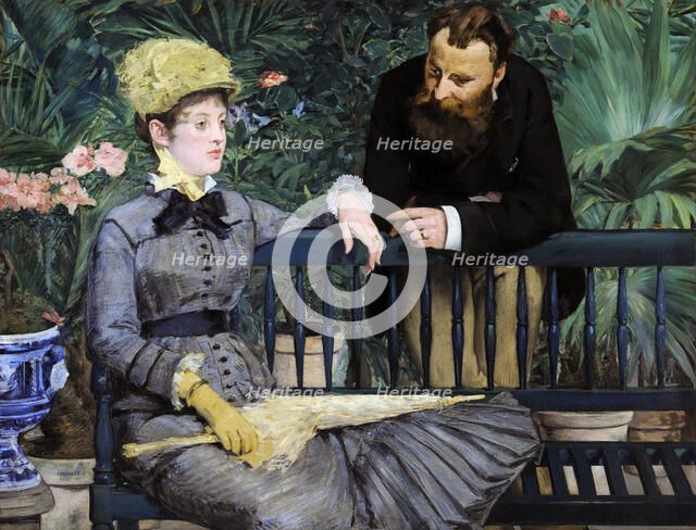In the Winter Garden, 1879. Artist: Manet, Édouard (1832-1883)