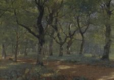 In the woods, 1892. Creator: Adolf Alfred Larsen