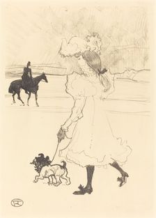 In the Woods (Au bois), 1899. Creator: Henri de Toulouse-Lautrec