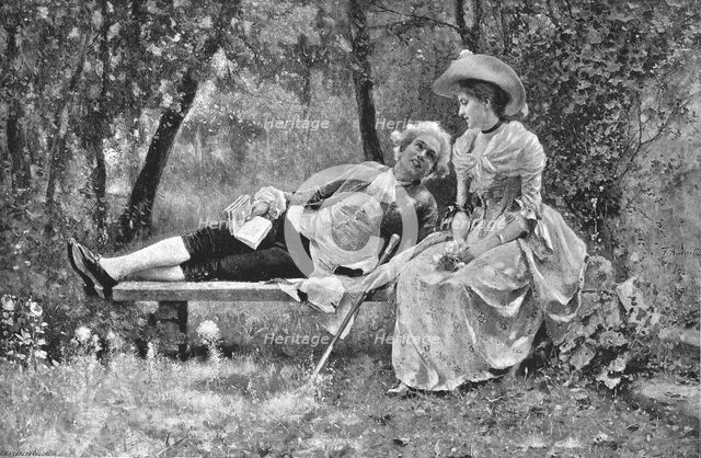 "In The Woods", after F Andreotti', 1891. Creator: Unknown.