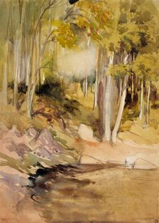 In the Woods, c1890s. Creator: Albert Edelfelt