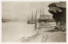 In the Yarmouth River, 1887. Creators: Peter Henry Emerson, Walter L. Colls