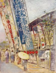 In Theatre Street c1887, (1901). Artist: Mortimer L Menpes