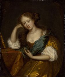 In Thought, 1670-1680. Creator: Circle of Caspar Netscher