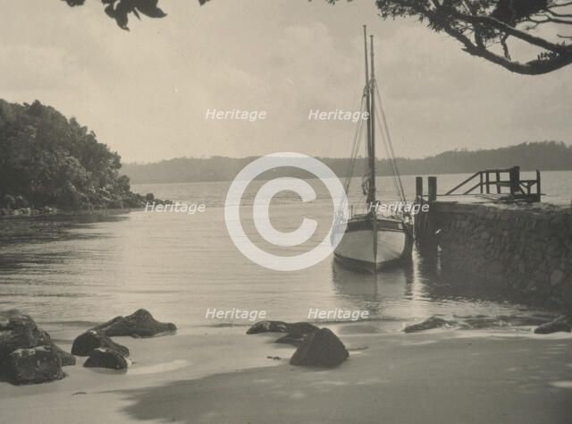 In Ulva Bay, Stewart Island, c1924. Creator: Eunice Harriett Garlick.