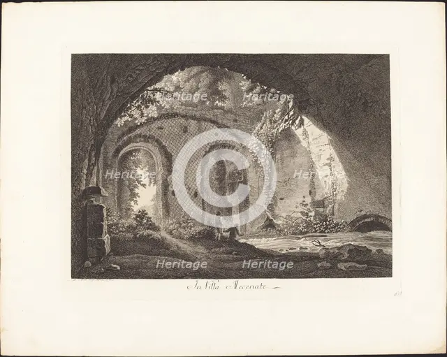 In Villa Mecenate, 1794. Creator: Albert Christoph Dies.