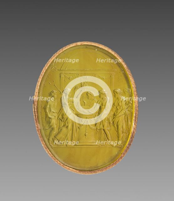 Intaglio: Classical Scene, 1700s. Creator: Unknown.