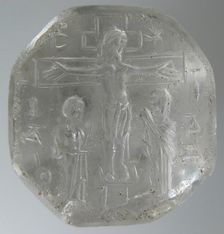 Intaglio Seal with the Crucifixion, Byzantine, 9th-11th century. Creator: Unknown