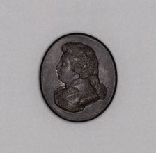 Intaglio with Bust of a Man, Burslem, Late 18th century. Creator: Wedgwood