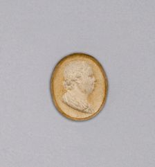 Intaglio with Head of a Man, Burslem, Late 18th century. Creator: Wedgwood