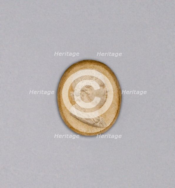 Intaglio with Head of a Man, Burslem, Late 18th century. Creator: Wedgwood.