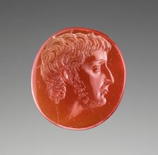 Intaglio with Portrait of Octavian, 44-30 B.C. Creator: Unknown