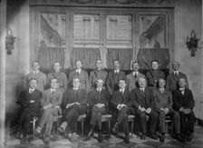 Intelligence chiefs, peace conference., between c1915 and c1920. Creator: Bain News Service