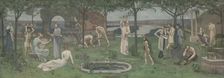 Inter artes et naturam (Between Art and Nature), ca. 1890-95. Creator: Pierre Puvis de Chavannes