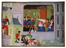 Interview of Richard II and the Duke of Gloucester 14th century (15th Century).Artist: Master of the Harley Froissart