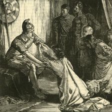 Interview Between Coriolanus and His Wife and Mother 1890. Creator: Unknown