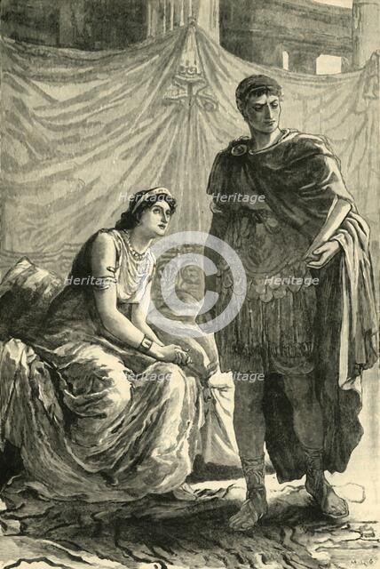 'Interview Between Octavian and Cleopatra', 1890.   Creator: Unknown.