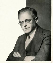 Interviewed in camera: Film Producer Basil Dean reveals Star Booth's Gin In Your Cocktails And You