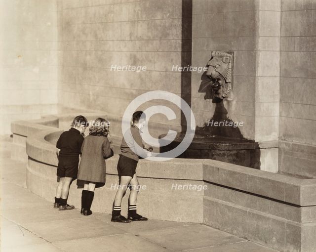 Interested children, 1930s. Creator: AJ Wales.