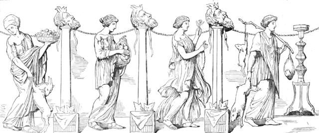 Interesting Greek vase discovered at Capua, 1854. Creator: Unknown.