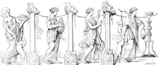 Interesting Greek vase discovered at Capua, 1854. Creator: Unknown
