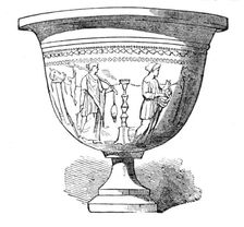 Interesting Greek vase discovered at Capua, 1854. Creator: Unknown