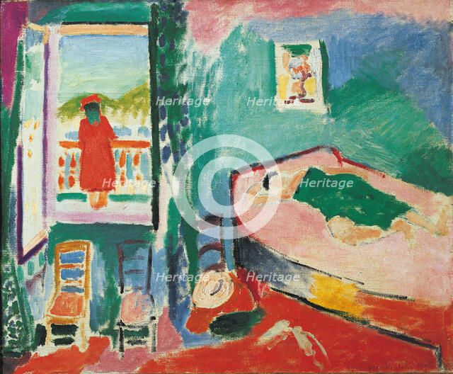 Intérieur à Collioure (La Sieste), 1905. Creator: Henri Matisse.