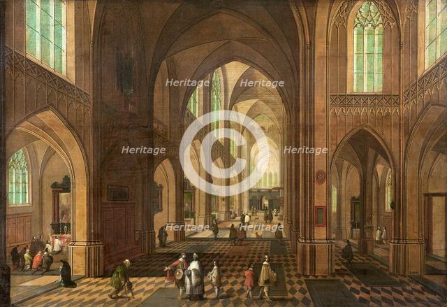 Intérieur d'église, between 1600 and 1661. Creator: Peeter Neeffs the Elder.