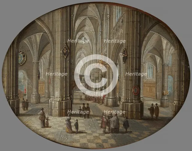Intérieur d'église - Effet de jour, 1657. Creator: Pieter Neefs.