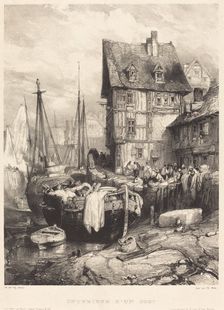 Intérieur d'un Port, 1833. Creator: Eugene Isabey