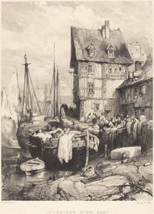 Intérieur d'un port, 1833. Creator: Eugene Isabey