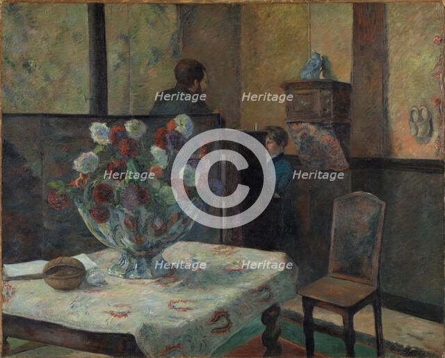 Intérieur du peintre Paris, rue Carcel, 1881. Creator: Gauguin, Paul Eugéne Henri (1848-1903).