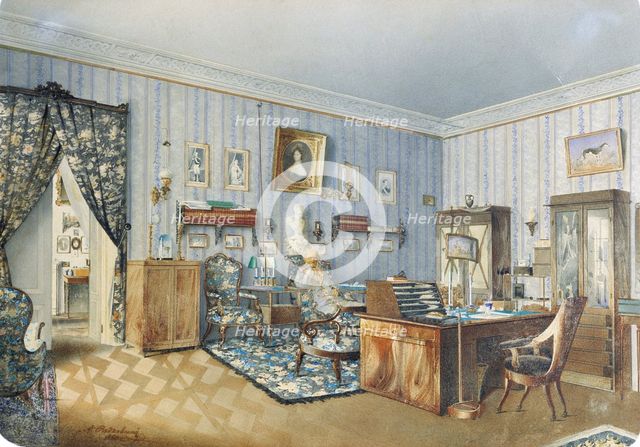 Interior, 1860.  Creator: Redkovsky, Andrei Alexeevich (1831-1909).
