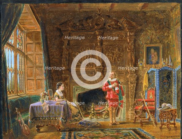 Interior, 1870. Creator: Edward Lamson Henry.
