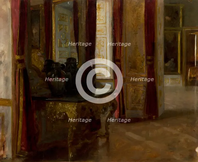 Interior, 1870, [okolo 1874]. Creator: Aleksander Gierymski.
