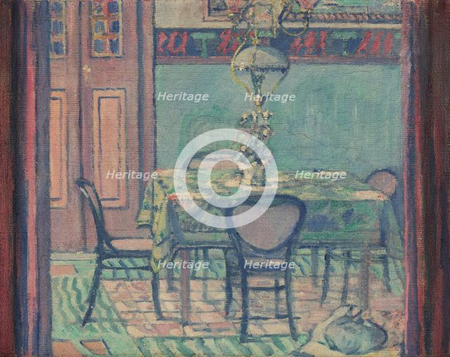 Interior , 1918. Creator: Marussig, Pietro (1879-1937).