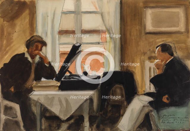 Interior, 8.9.1929. Creator: Oskari Paatela.