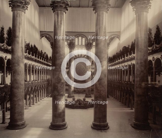 Interior Courtyard, U.S. Pension Building, Washington D.C., between 1850 and 1875. Creator: Unknown.