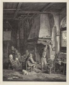 Interior, called "The Skaters", c. 1655. Creator: Cornelis de Visscher