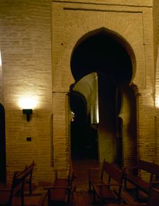 Interior, Church of St Bartholomew, Villalba del Alcor, province of Huelva, Andalusia, Spain (2001). Creator: LTL